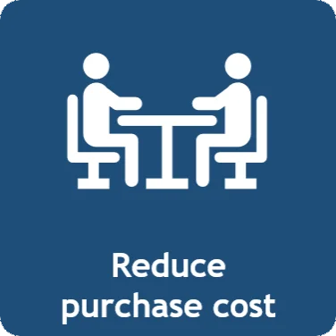 reduce purchase cost